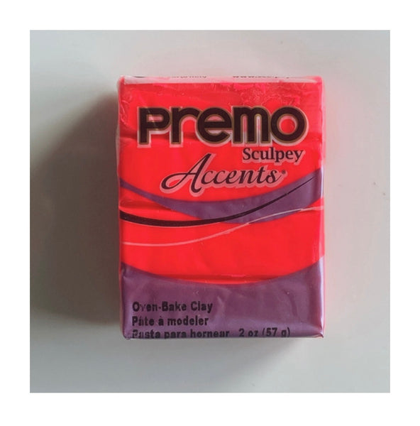 Sculpey Premo Accents - fluorescent pink
